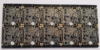 Fabricación de múltiples capas FR4 TG150 Soldermask negro material del tablero del PWB de las máquinas de juego