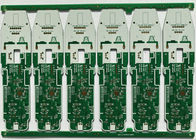 PWB del contorl de la impedancia de la capa FR4 TG180 del OEM 4 con 90hom el valor Soldermask verde