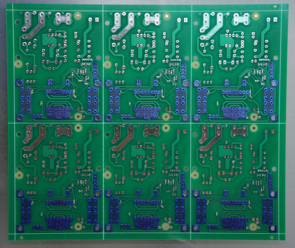 Máscara azul de la soldadura del verde del PWB del control de la impedancia del pegamento del OEM Peelable para el equipo 5G