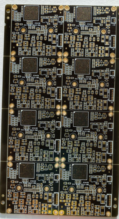 Vias en blanco del PWB de ITEQ FR4 UPS los altos TG con la resina taparon Vias con oro de la inmersión